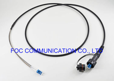 Cavo di toppa a fibra ottica degli assemblaggi cavi di FTTA LC/UPC con il rivestimento dei connettori TPU di ODVA